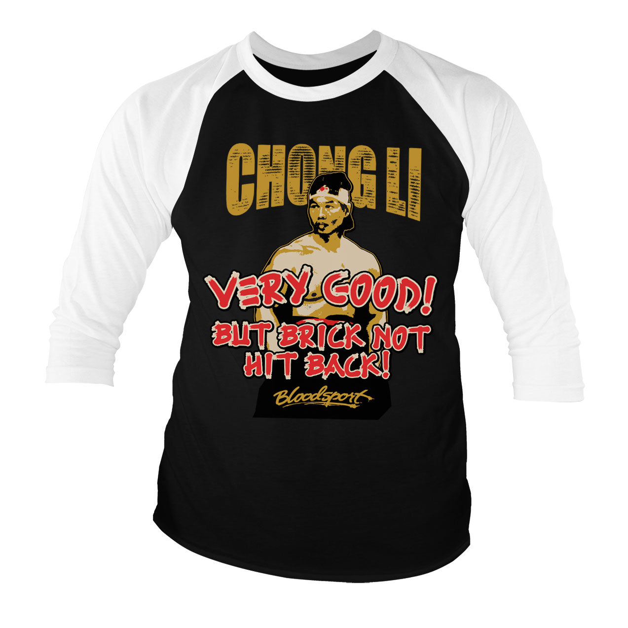 Billede af Bloodsport, Bloodsport: Chong Li Raglan 3/4 Sleeve T-Shirt