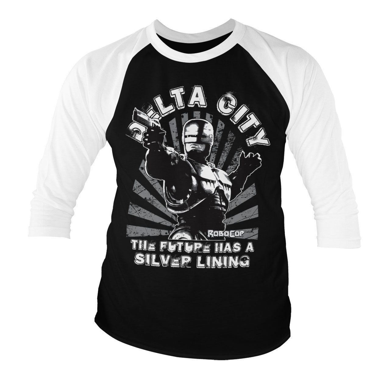 Billede af Robocop, Delta City 3/4-ærmet Raglan T-Shirt