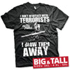 Billede af Delta Force, Delta Force: Chuck Norris - I Blow Terrorists Away T-Shirt (Big & Tall)