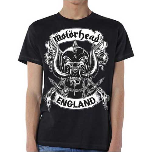 Billede af Motörhead Crossed Swords England Crest T-shirt