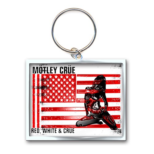 Billede af Motley Crue Red, White & Crue Nøglering