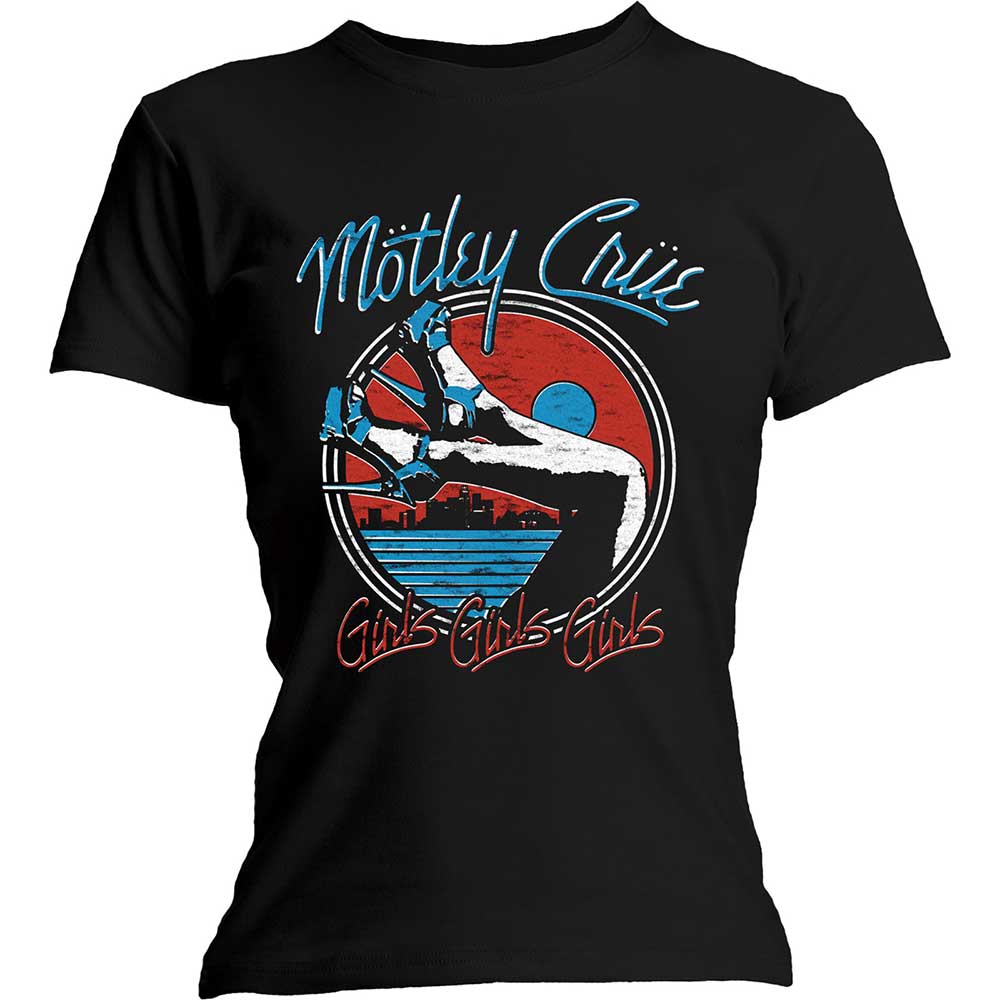 Billede af Motley Crue Heels V.3. T-shirt til kvinder