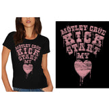 Billede af Motley Crue Kick Start My Heart T-shirt til kvinder