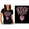 Billede af Motley Crue Kick Start My Heart T-shirt til kvinder
