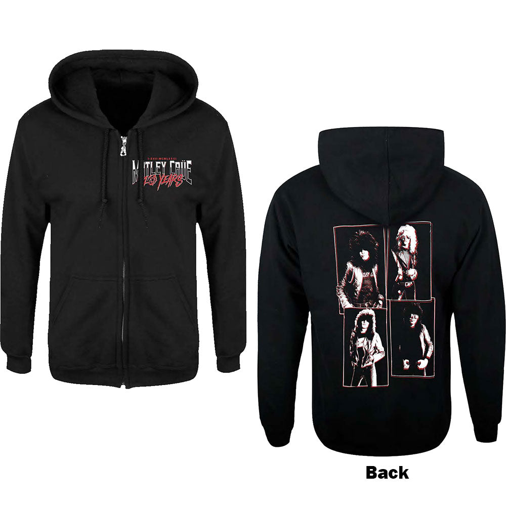 Motley Crue: 40 Years Zipped Hoodie