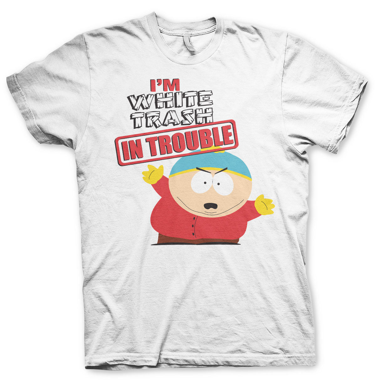 Billede af South Park: I'm White Trash In Trouble T-Shirt
