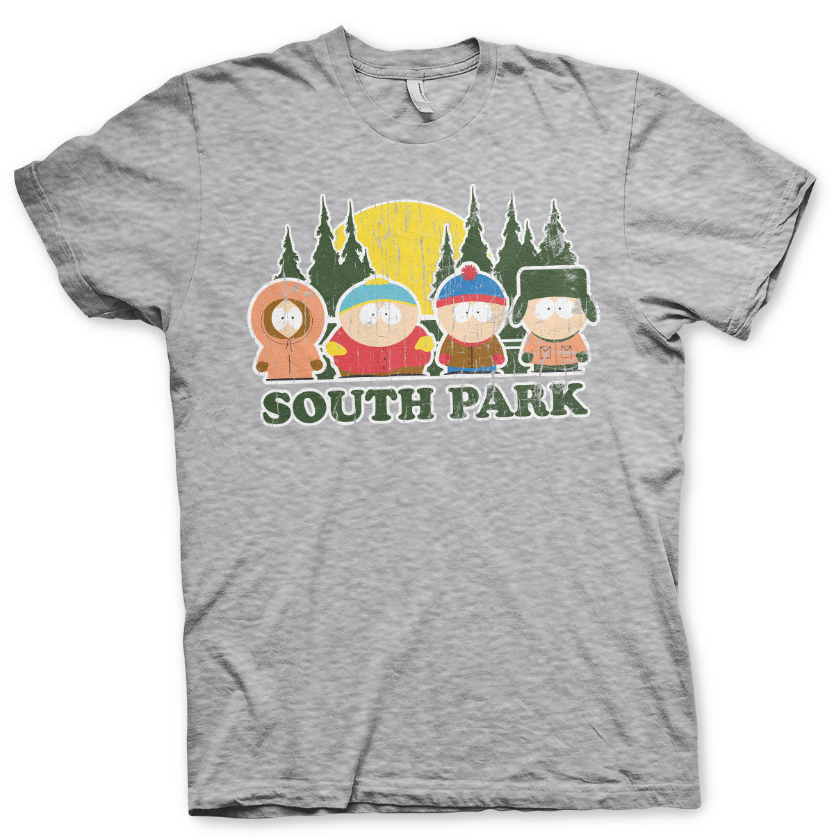 Billede af South Park: Distressed T-Shirt