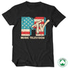 Billede af MTV, MTV: Distressed USA-Flag Organic T-Shirt