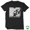 Billede af MTV, MTV: Cracked Logo Organic T-Shirt