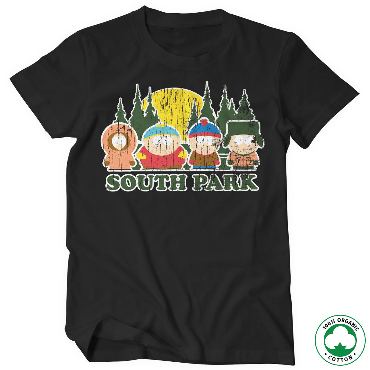 Billede af South Park: Distressed Organic T-Shirt