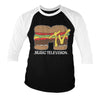 Billede af MTV, MTV: Hamburger 3/4-ærmet Raglan T-Shirt
