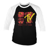 Billede af MTV, MTV: Plaid MTV 3/4-ærmet Raglan T-Shirt