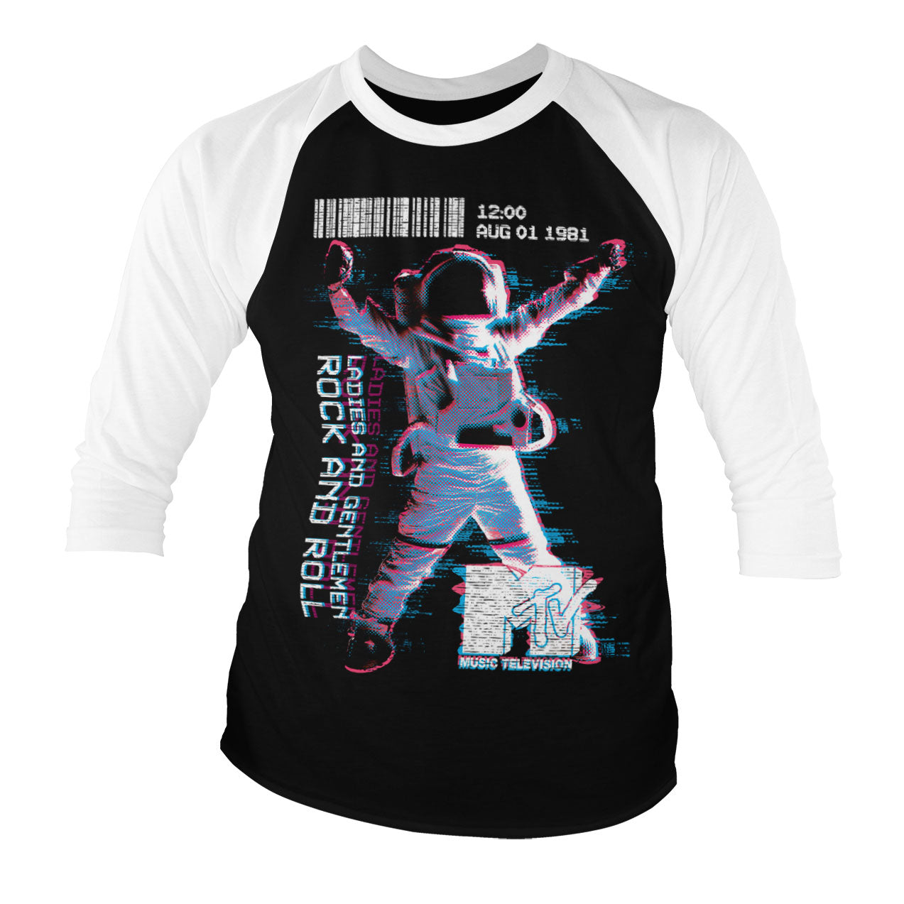 Billede af MTV, MTV: Moon Man 3/4-ærmet Raglan T-Shirt
