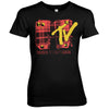 Billede af MTV, MTV: Plaid MTV T-Shirt (Kvinder)