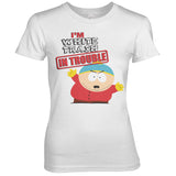 Billede af South Park: I'm White Trash In Trouble T-Shirt (Kvinder)