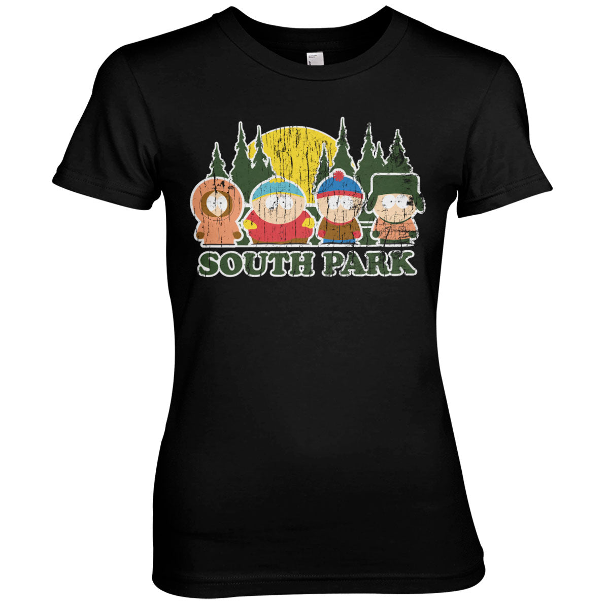 Billede af South Park: Distressed T-Shirt (Kvinder)