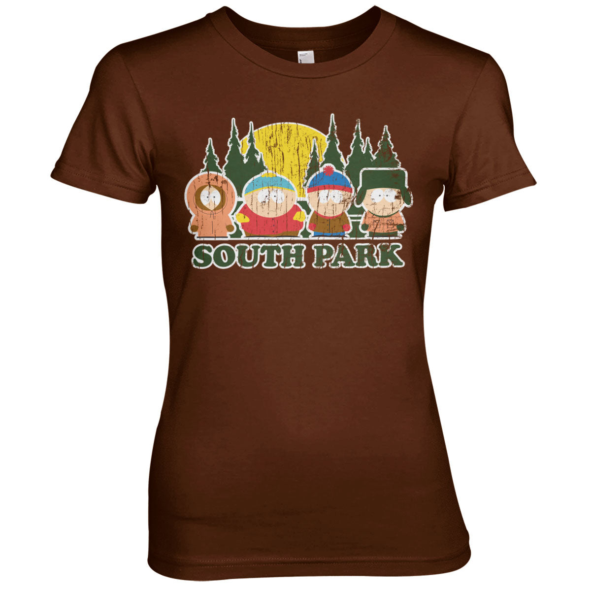 Billede af South Park: Distressed T-Shirt (Kvinder)