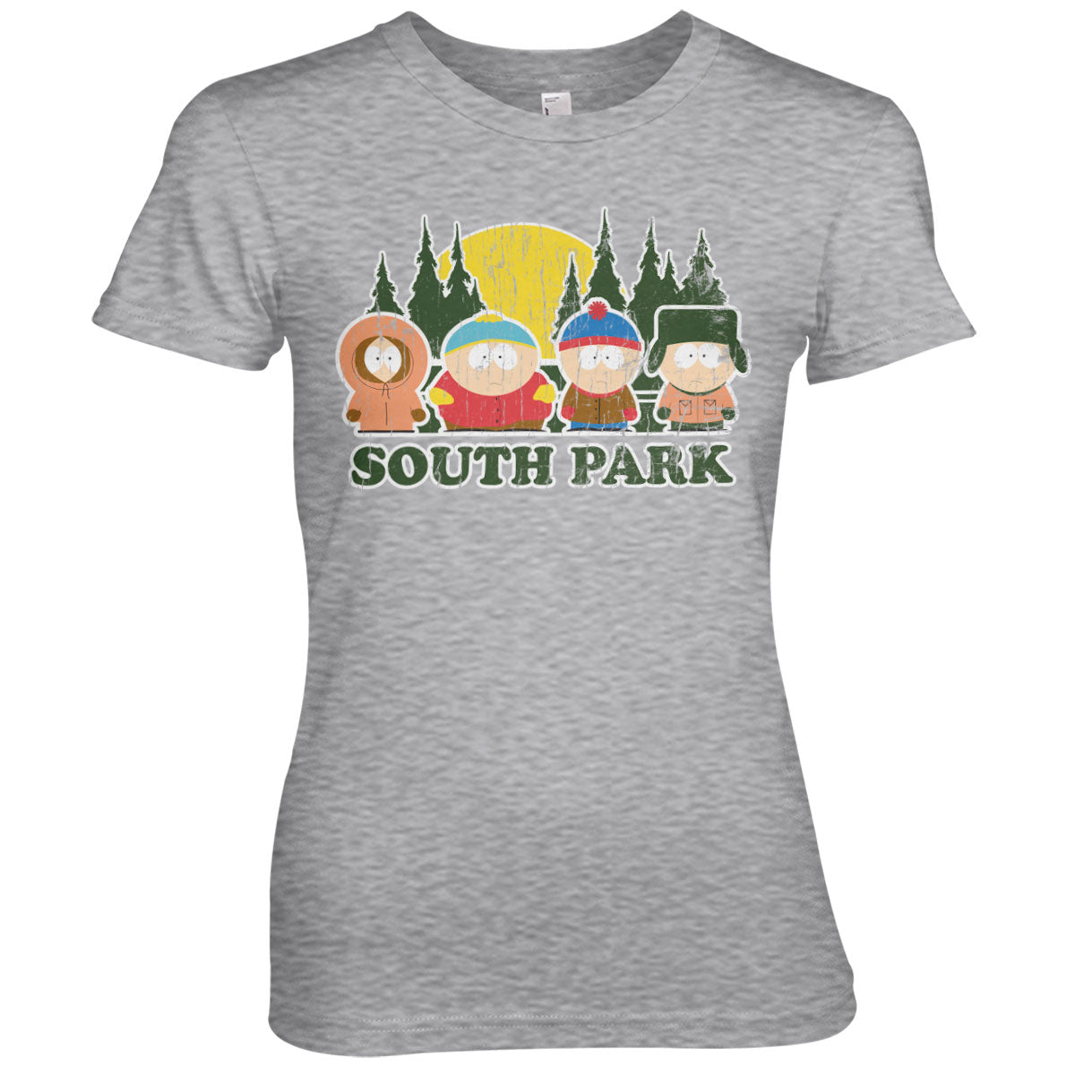 Billede af South Park: Distressed T-Shirt (Kvinder)