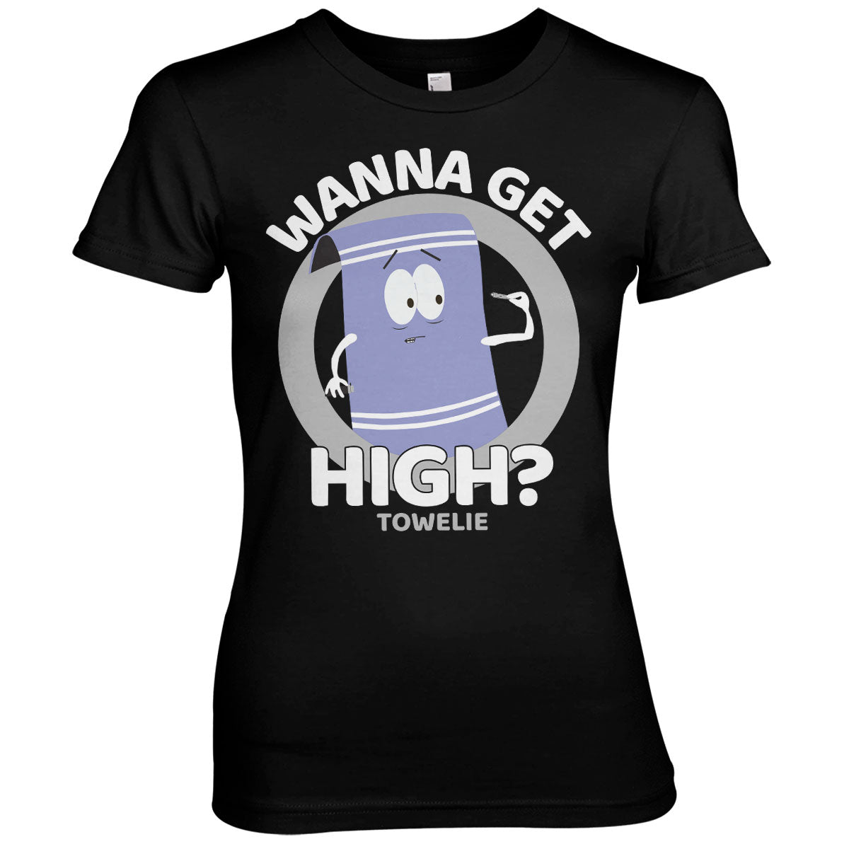 Billede af South Park: Towelie - Wanna Get High T-Shirt (Kvinder)