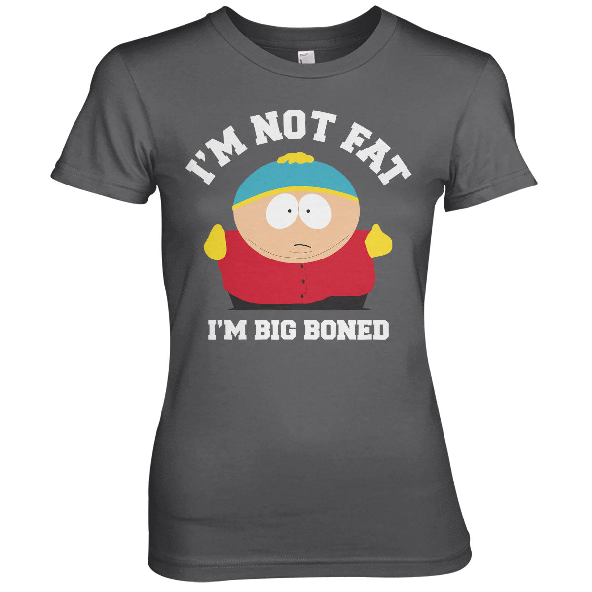 Billede af South Park: I'm Not Fat - I'm Big Boned T-Shirt (Kvinder)