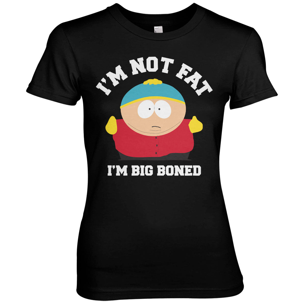 Billede af South Park: I'm Not Fat - I'm Big Boned T-Shirt (Kvinder)