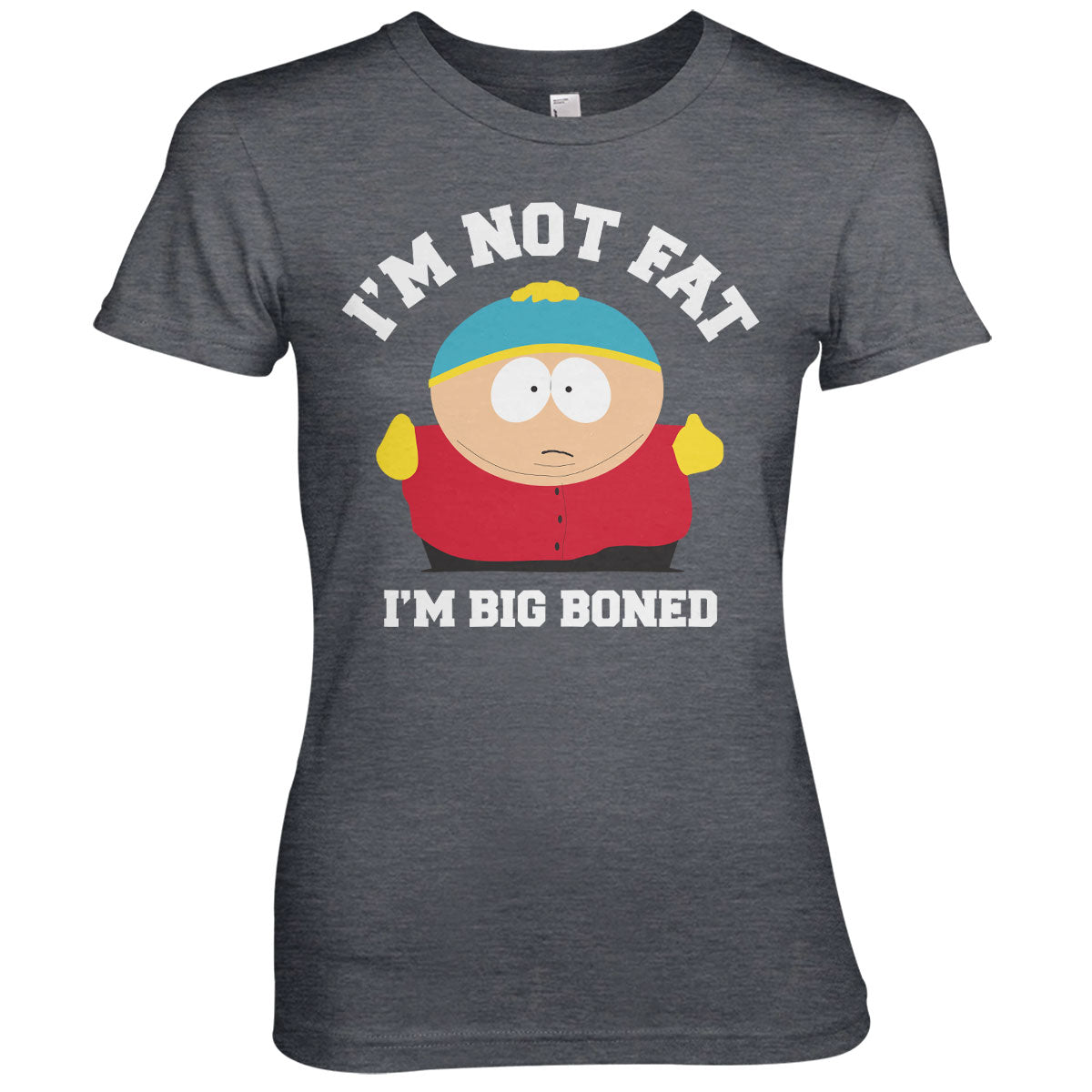Billede af South Park: I'm Not Fat - I'm Big Boned T-Shirt (Kvinder)