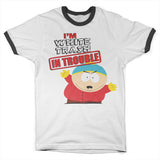 Billede af South Park: I'm White Trash In Trouble Ringer T-Shirt
