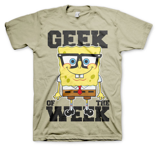 Billede af Svampebob Firkant, Svampebob: Geek Of The Week T-Shirt