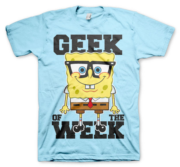 Billede af Svampebob Firkant, Svampebob: Geek Of The Week T-Shirt (Børn)