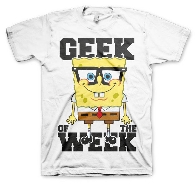 Billede af Svampebob Firkant, Svampebob: Geek Of The Week T-Shirt