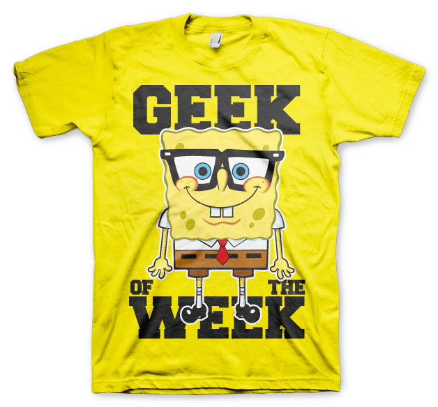Billede af Svampebob Firkant, Svampebob: Geek Of The Week T-Shirt