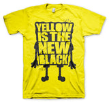 Billede af Svampebob Firkant, Svampebob: Yellow Is The New Black T-Shirt