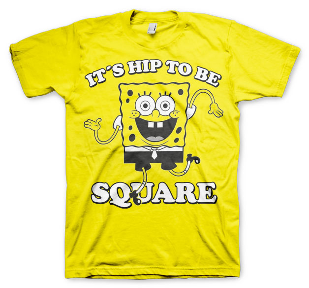 Billede af Svampebob Firkant, Svampebob: Hip To Be Square T-Shirt