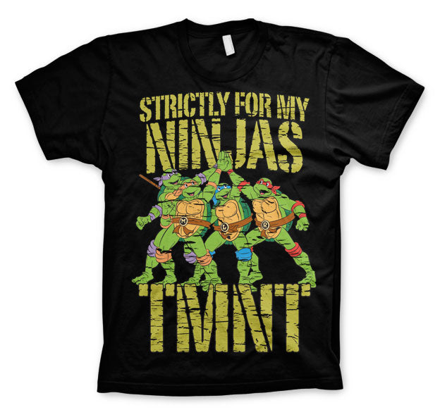 Billede af Ninja Turtles, Strictly For My Ninjas T-Shirt