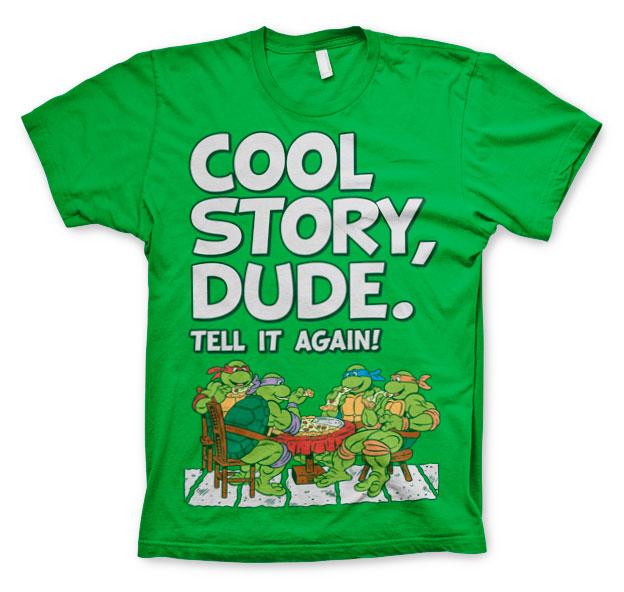 Billede af Ninja Turtles, Cool Story Dude T-Shirt