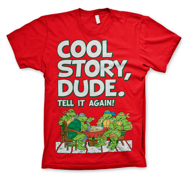 Billede af Ninja Turtles, Cool Story Dude T-Shirt