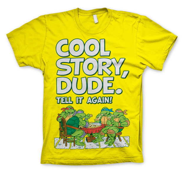 Billede af Ninja Turtles, Cool Story Dude T-Shirt
