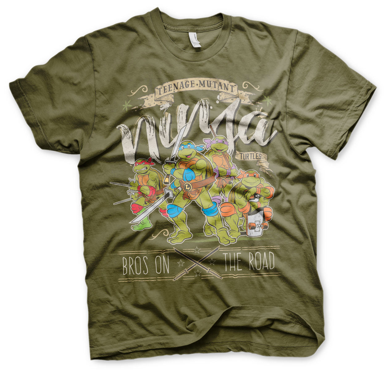 Billede af Ninja Turtles, Bros On The Road T-Shirt