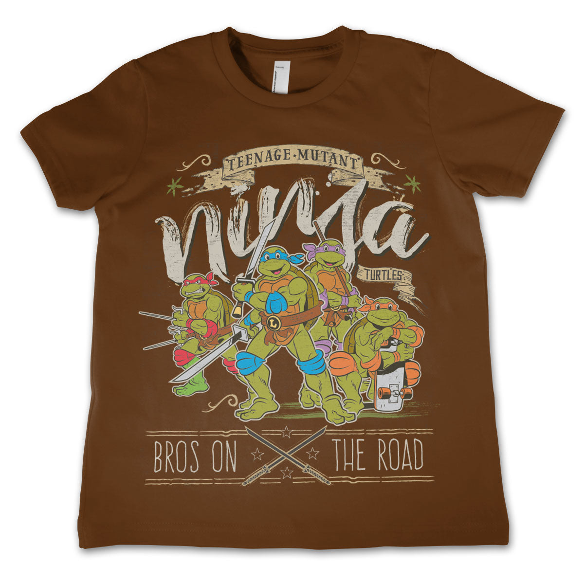 Billede af Ninja Turtles, Bros On The Road T-Shirt (Børn)