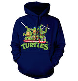 Billede af Ninja Turtles, Distressed Group Hoodie