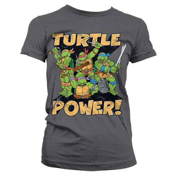 Billede af Ninja Turtles, Turtle Power! T-shirt (Kvinder)