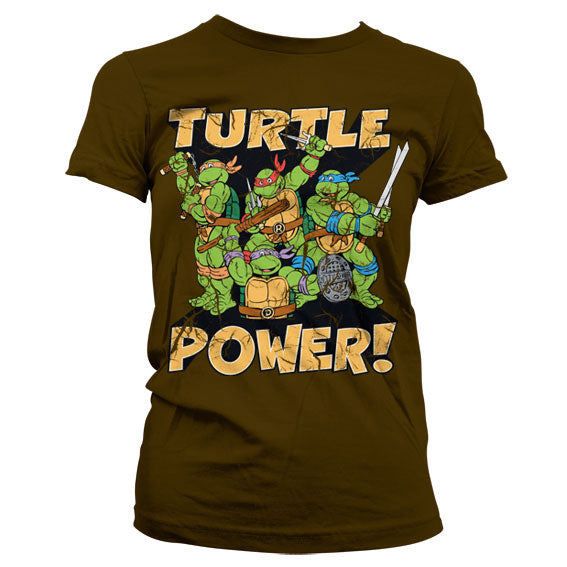 Billede af Ninja Turtles, Turtle Power! T-shirt (Kvinder)