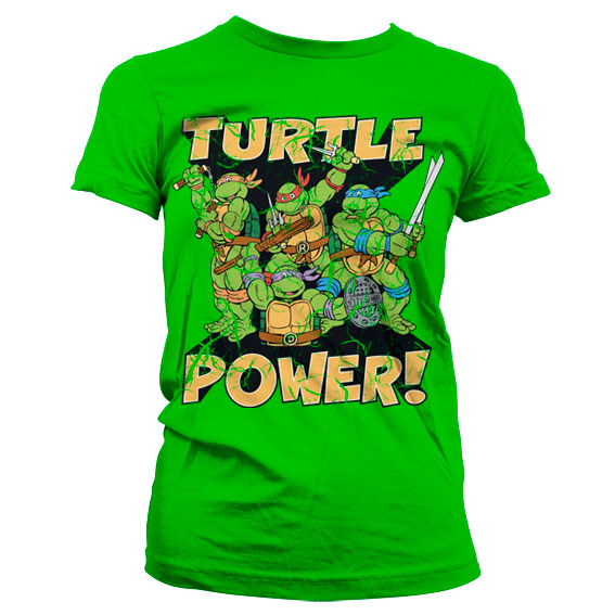 Billede af Ninja Turtles, Turtle Power! T-shirt (Kvinder)