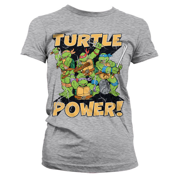 Billede af Ninja Turtles, Turtle Power! T-shirt (Kvinder)