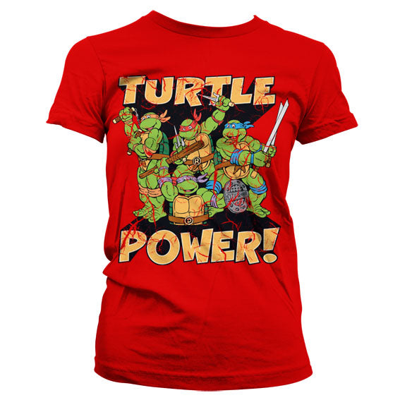 Billede af Ninja Turtles, Turtle Power! T-shirt (Kvinder)