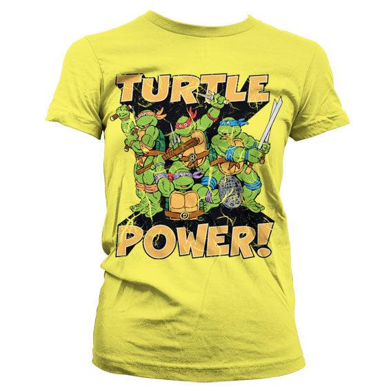 Billede af Ninja Turtles, Turtle Power! T-shirt (Kvinder)