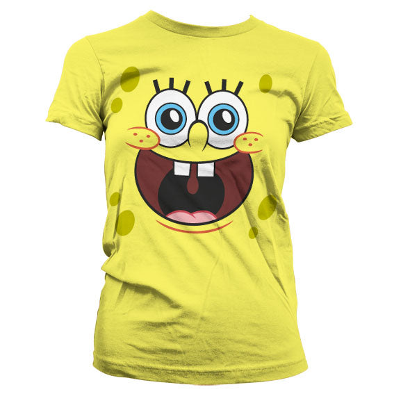 Billede af Svampebob Firkant, Svampebob: Sponge Happy Face T-shirt (Kvinder)