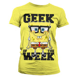 Billede af Svampebob Firkant, Svampebob: Geek Of The Week T-shirt (Kvinder)