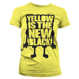 Billede af Svampebob Firkant, Svampebob: Yellow Is The New Black T-shirt (Kvinder)