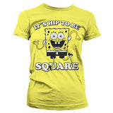 Billede af Svampebob Firkant, Svampebob: Hip To Be Square T-shirt (Kvinder)